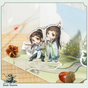 Llavero Acrilico Oficial Chibi Luo Discipulo x Shen Qinqiu Tencent