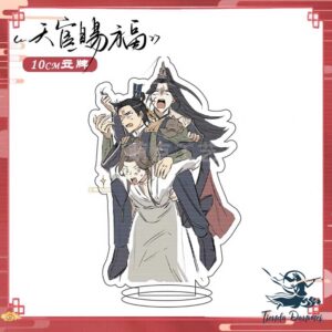 Acrilico de Xie Lian cargando a Mu Qing y Feng Xin