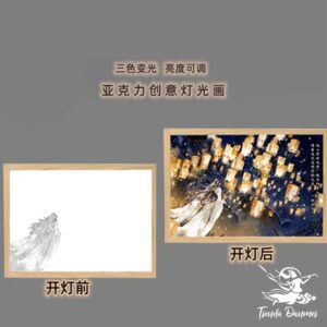 Lampara Xie Lian con Lamparas en el cielo
