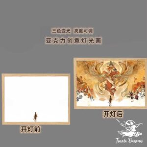 Lampara Hua Cheng niño y Principe Xie Lian
