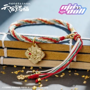 Pulsera Oficial de Cuerdas Xie Lian con Dije dorado