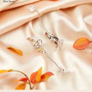 Set de Aretes Piercing de una Oreja Oficial Xie Lian - Hua Cheng Plateado
