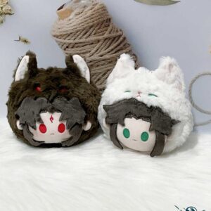 Set de Llaveros Peluche de Cabezas BingQiu