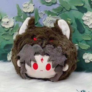 Llavero Peluche de Cabeza Luo Binghe con Gorro de Perrito