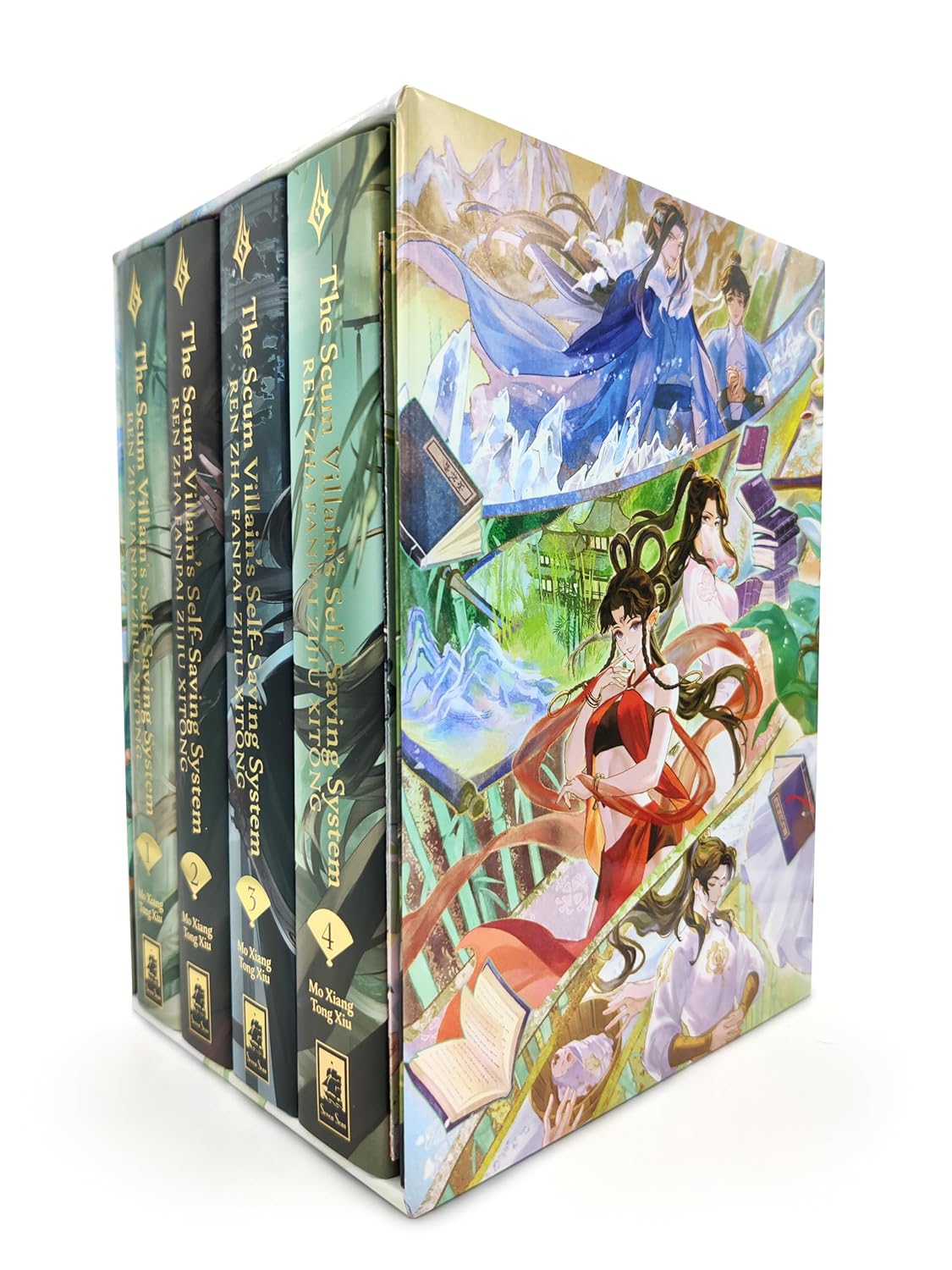 Box Set Colección Completa Scumbag Villain Self-Saving System Tapa Dura en Inglés - Imagen 5