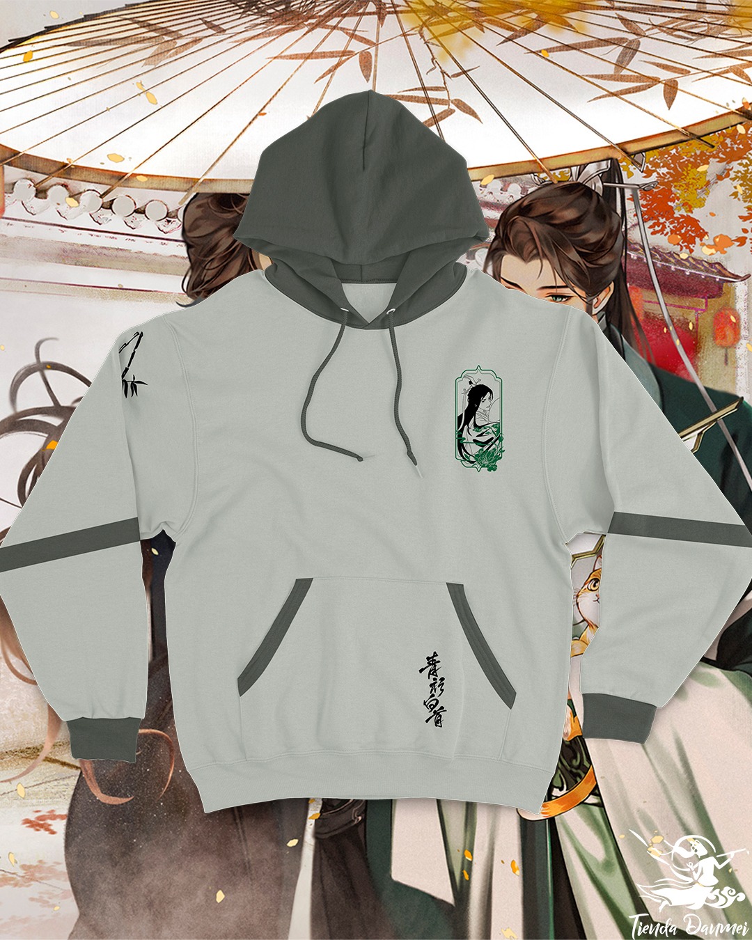 Polera Capucha con Doble Manga Shen Qingqiu