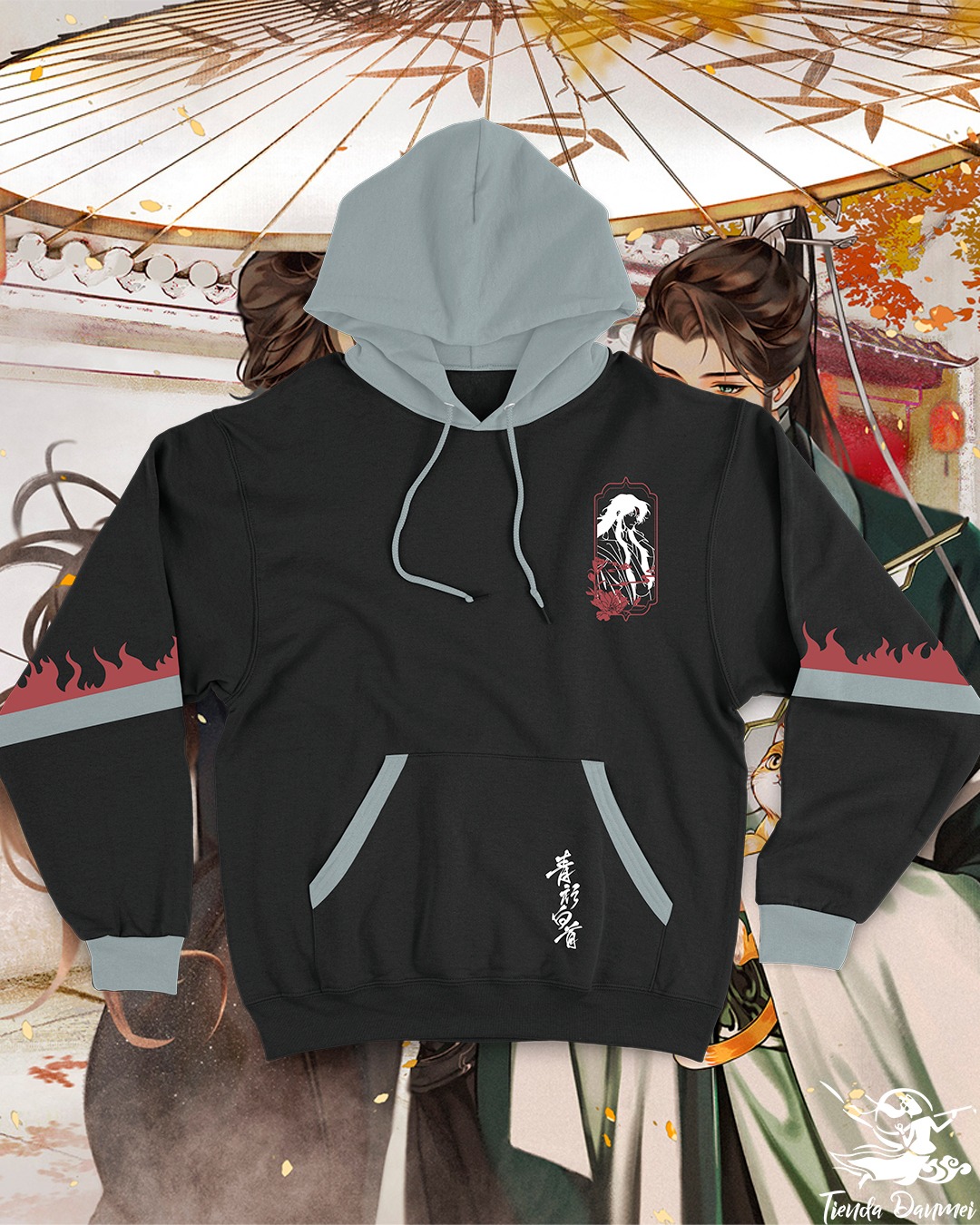 Polera Capucha con Doble Manga Luo Binghe
